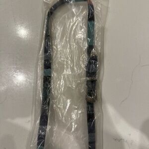 Vintage Southwestern Hat Band with Silver Accents